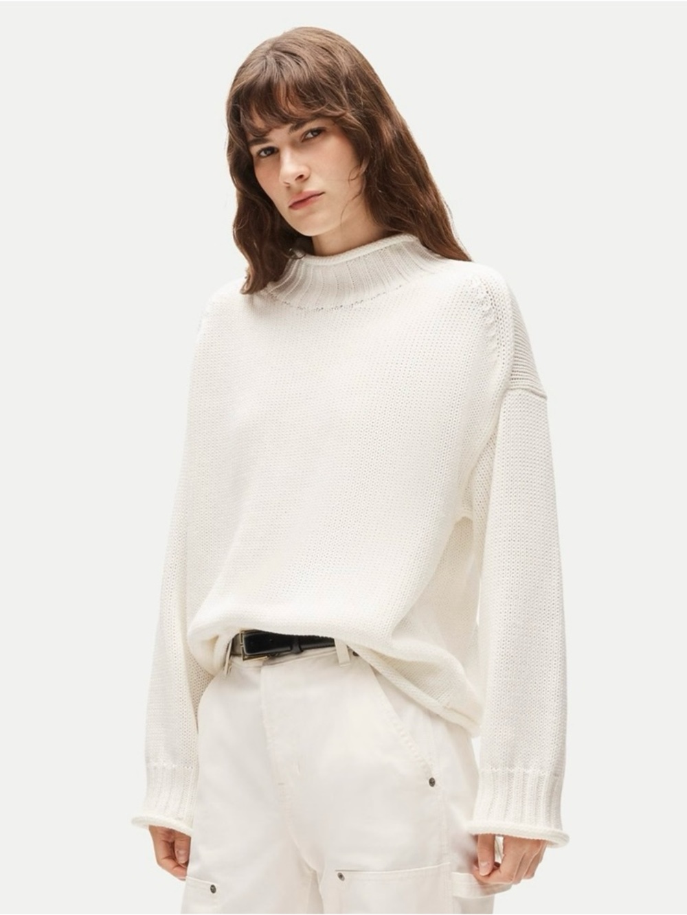 NWT J. Crew 2025 Rollneck™ Sweater Ivory